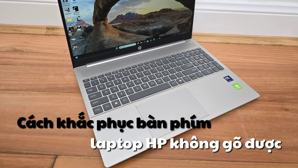 Cách khắc phục bàn phím laptop HP không gõ được